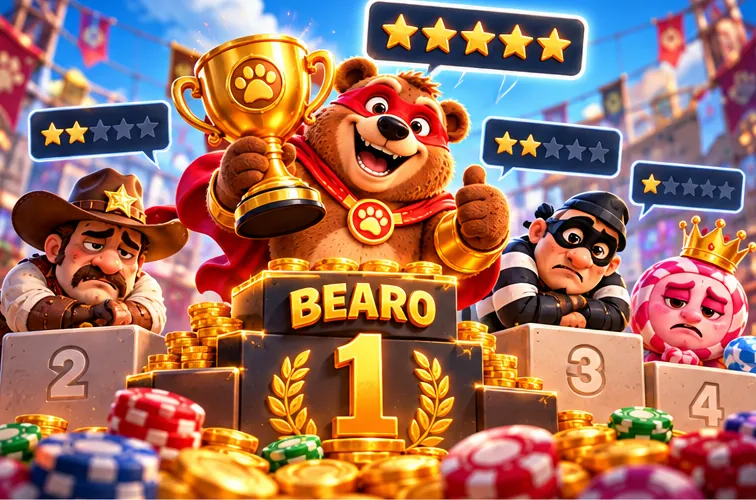 Bearo sul gradino più alto del podio con un trofeo dorato